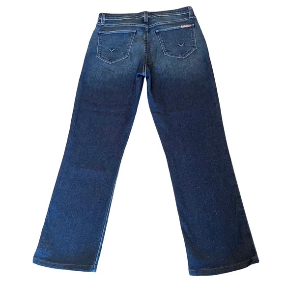 HUDSON Jeans Blair High Rise Straight Leg Blue Crop Sustainable Denim 29-30 EUC - Picture 4 of 14